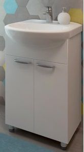 Тумба Ника-50 с умывальником Eva Gold