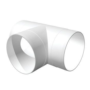 Тройник вентиляционный круглый 100мм ERA