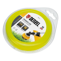 Леска для триммера 2,0 х 15м квадрат Denzel