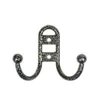 Крючок металл 2 рожковый №13 хром Металлист