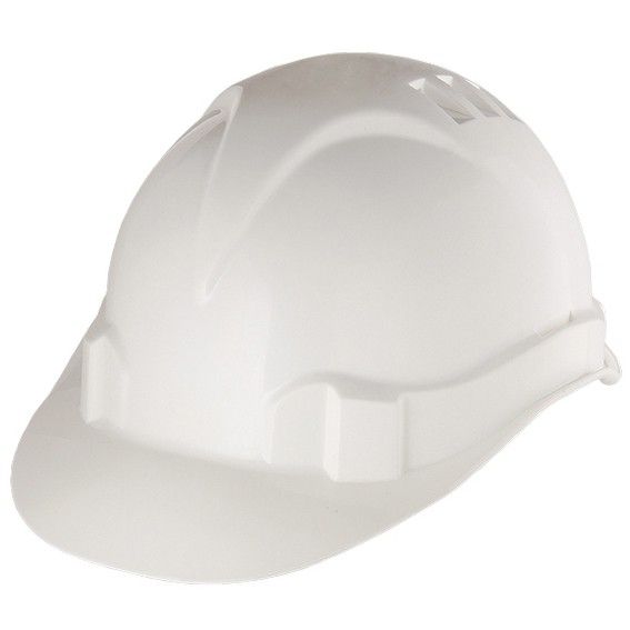 Каска защитная  белая Сибртех