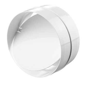 Соединитель круглого канала 100мм с обратным клапаном 1111 Zernberg 