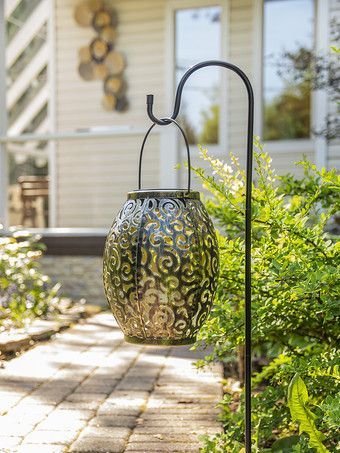 Светильник садовый 21см солненчная батарея проекция металл 660-Н Фигаро Чудесный Сад