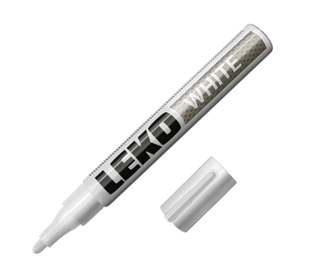 Маркер 3мм белый Extra White Lekon(10)