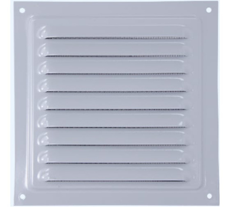 Решетка вентиляционная металл 250х250 с сеткой Met2525 Zernberg