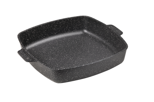 Противень 280х280мм литые ручки без крышки гранит Горница(42)