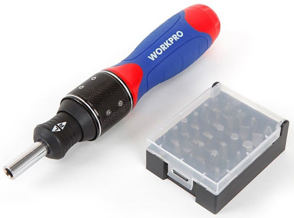 Набор отверток и бит  32шт с трещеткой  Workpro---
