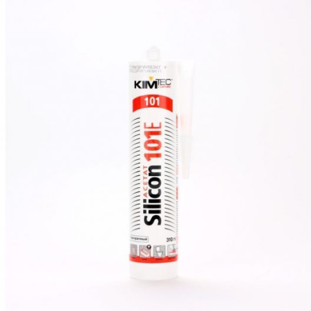 Герметик силиконовый универсальный 280мл прозрачный 101Е Kimtec(20)
