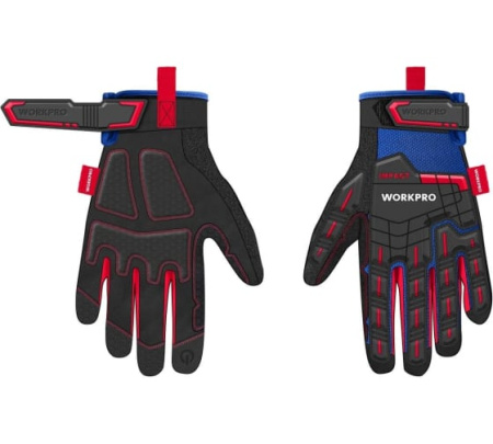Перчатки с защитой от ударов XL Workpro---