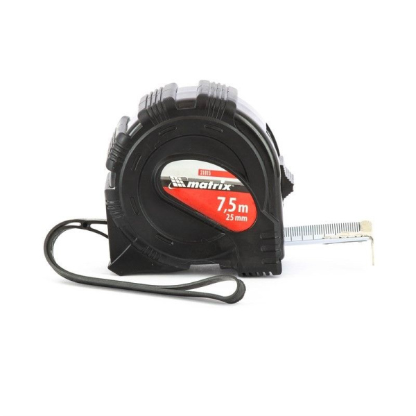 Рулетка   7,5мх25мм 2к-корпус, плавн.фиксация Matrix