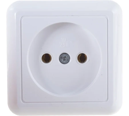 Розетка откр.установки 1-мест б/з крем Оптима Кунцево-Электро