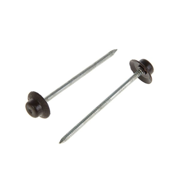 Ондулин гвозди коричневые 100шт