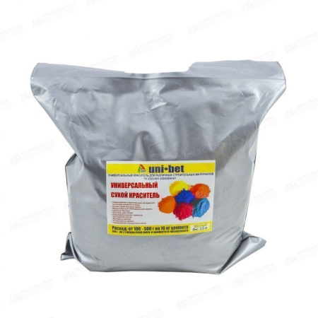 Краситель сухой 0,5кг зеленый Uni-bet