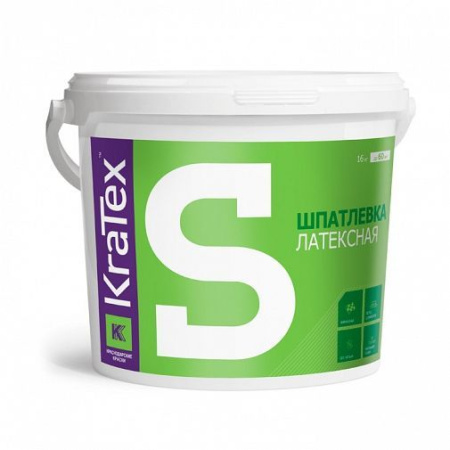 Шпатлевка латексная  3,0кг для внутренних работ Kratex S