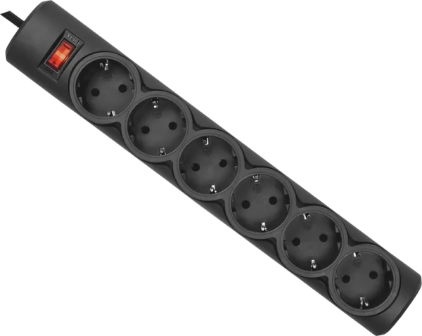 Фильтр сетевой 3,0м 6 розеток 10А с з/к Defender