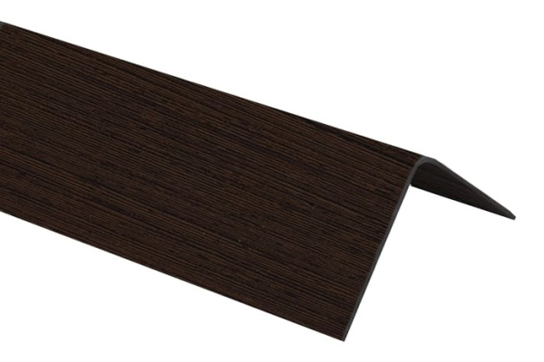 Уголок ПВХ  15х15х2700 венге  Идеал