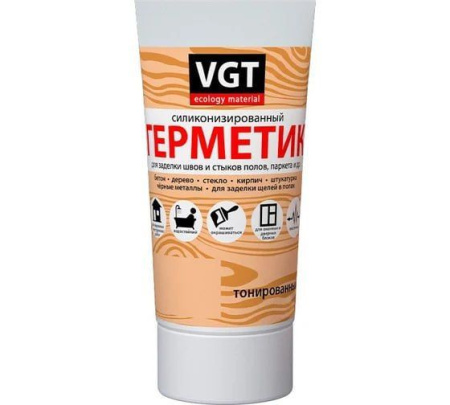 Герметик акриловый силиконизированный 160гр с носиком венге ВГТ